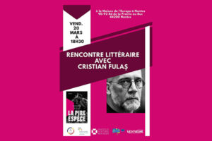 Rencontre littéraire : Cristian Fulaș présente « La Pire Espèce » à Nantes